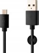 Καλώδιο Fixed USB-A σε USB-C, 2m, Ανθεκτική Σιλικόνη, Μαύρο