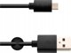 Καλώδιο Fixed USB-A σε USB-C, 2m, Ανθεκτική Σιλικόνη, Μαύρο