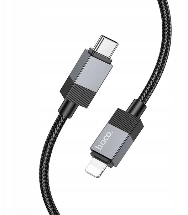 Kabel USB C do Lightning Hoco PD 27W 1 m X110 czarny