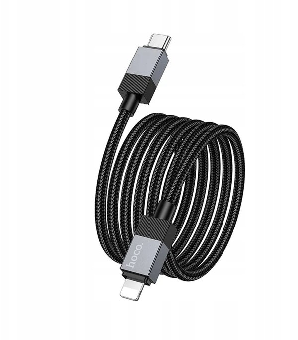 Kabel USB C do Lightning Hoco PD 27W 1 m X110 czarny