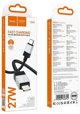 Kabel USB C do Lightning Hoco PD 27W 1 m X110 czarny