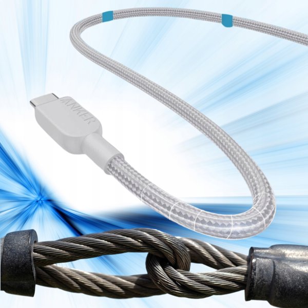 Anker Καλώδιο USB 240W USB-C σε USB-C 1.8m Λευκό