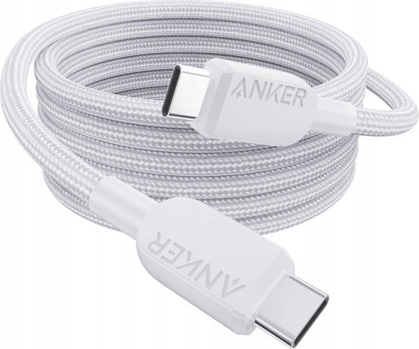 Anker Καλώδιο USB 240W USB-C σε USB-C 1.8m Λευκό