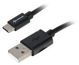 Kabel USB Sharkoon USB-A - USB-C 0.5 m Czarny (4044951021598)