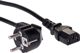Καλώδιο Τροφοδοσίας Akyga AK-PC-06C IEC C13 για PC, 3m, Μαύρο
