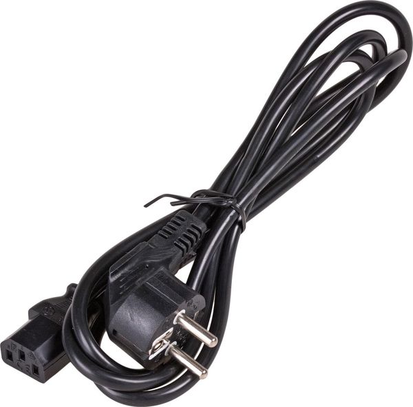 Καλώδιο Τροφοδοσίας Akyga AK-PC-06C IEC C13 για PC, 3m, Μαύρο