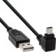 Καλώδιο USB InLine USB-A σε MiniUSB 0.3m, Μαύρο (34103)