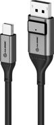 Alogic Καλώδιο DisplayPort Mini σε DisplayPort 2m - Ασημί (ULMDPDP02-SGR)