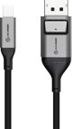 Alogic Καλώδιο DisplayPort Mini σε DisplayPort 2m - Ασημί (ULMDPDP02-SGR)