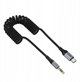 Kabel AUX Jack 3,5 mm do USB C Hoco 1,5 m UPA33B czarny