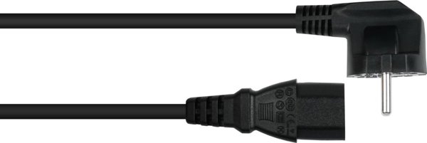 Kabelmeister SK1430-S010 Καλώδιο Τροφοδοσίας Μαύρο 1m IEC C14 IEC C13