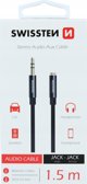 Kabel Sourcing Swissten Textile Audio Cable 3 5 mm (male) / 3 5 mm (female) / 1.5m