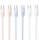 Καλώδιο USB C σε USB C Hoco 3A 60W 1 μέτρο X114 λευκό