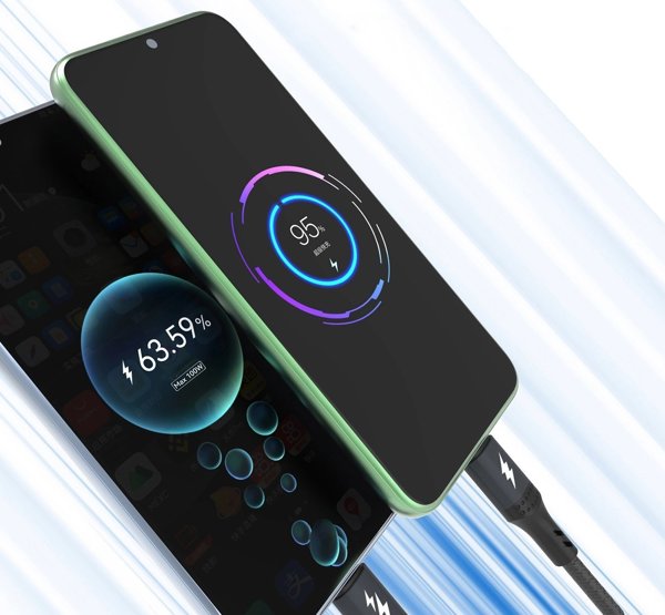 Καλώδιο USB Dudao Καλώδιο Dudao L3F 2w1 100W 1,2m 2 x USB-C - μαύρο