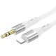 Καλώδιο AUX Jack 3,5 mm σε Lightning Hoco 1 m UPA22 λευκό
