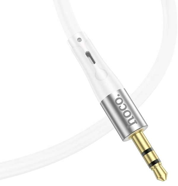 Καλώδιο AUX Jack 3,5 mm σε Lightning Hoco 1 m UPA22 λευκό