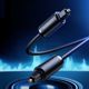Καλώδιο Ugreen Toslink Optical Audio 1.5m, Επιχρυσωμένο, Μαύρο
