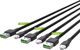 Καλώδιο Green Cell USB-A σε Lightning, 2m, Μαύρο – Συμβατό με Apple iPhone 5 έως XS