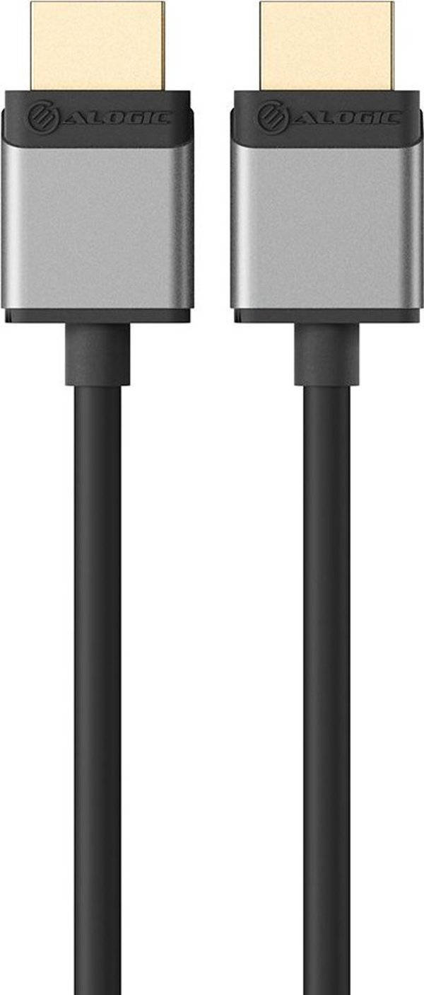 Kabel Alogic HDMI Kabel Super Slim 8K 60Hz M/M 1m szary