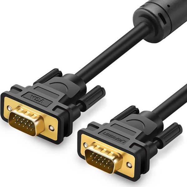 Kαλώδιο Ugreen VGA αρσενικό - αρσενικό FHD 1,5 μ μαύρο (VG101 11630)