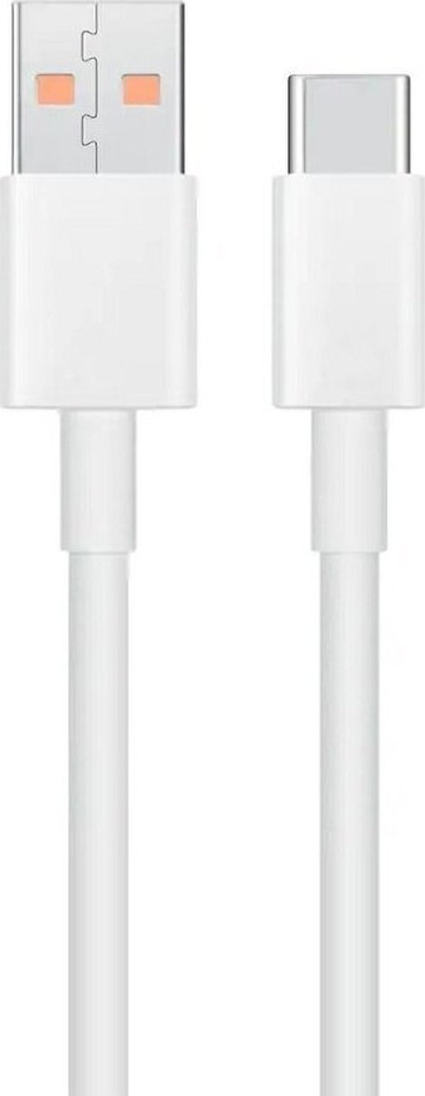 Techonic Καλώδιο USB-A σε USB-C 1m Λευκό - Γνήσιο Καλώδιο Φόρτισης & Μεταφοράς Δεδομένων Xiaomi