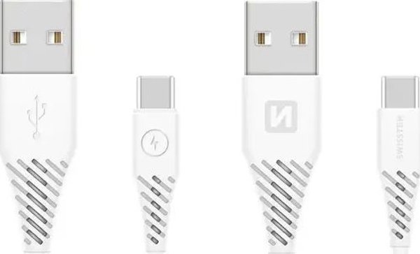 Καλώδιο USB Swissten USB-A - USB-C 1,5 μ, λευκό (71504400)