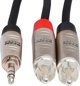 Hosa HMR-010Y Καλώδιο Ήχου Jack 3.5mm σε 2x RCA 3.05m Ασημί