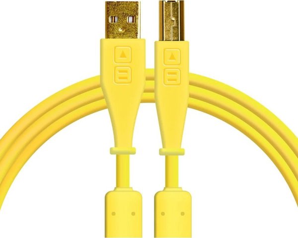 Καλώδιο USB DJ TECHTOOLS Chroma 1.5 m απλό κίτρινο