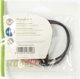 Kabel Nedis kabel audio 0,2 m 2 x 3.5mm czarny