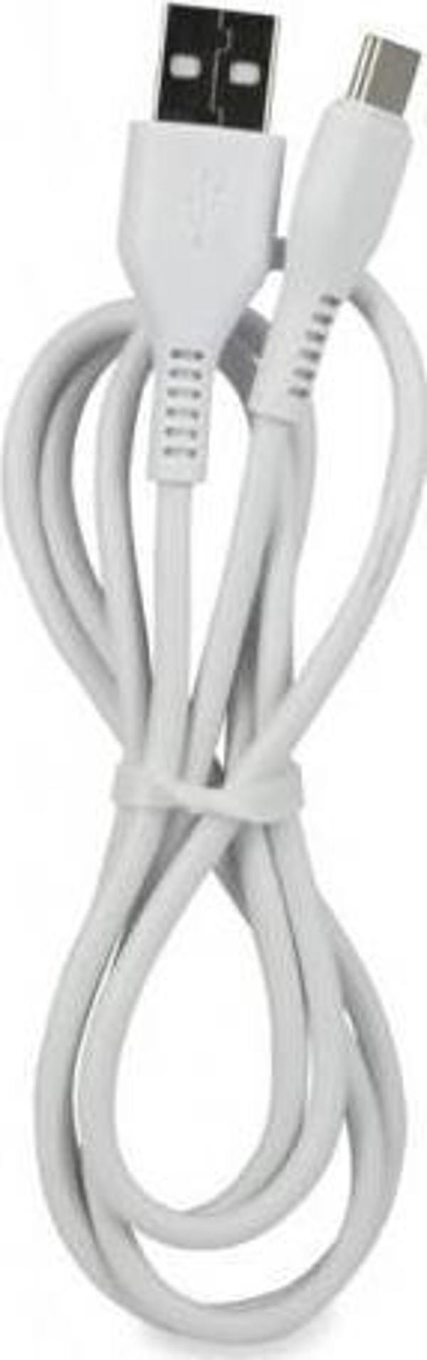 Καλώδιο USB Jellico USB-A - USB-C 1 μ. Λευκό