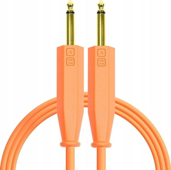 Καλώδιο Audio JACK-JACK (6,3mm) DJ TECHTOOLS Chroma 1,5 m πορτοκαλί