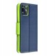 Kabura FANCY Book do SAMSUNG A56 granatowo limonkowy