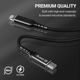 Crong Καλώδιο USB-C σε Lightning 1.5m MFi για iPhone/iPad, Γρήγορη Φόρτιση, Μαύρο