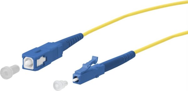 Metz Connect Καλώδιο Διασύνδεσης Οπτικών Ινών OpDAT, SC-S/LC-S OS2, 2m