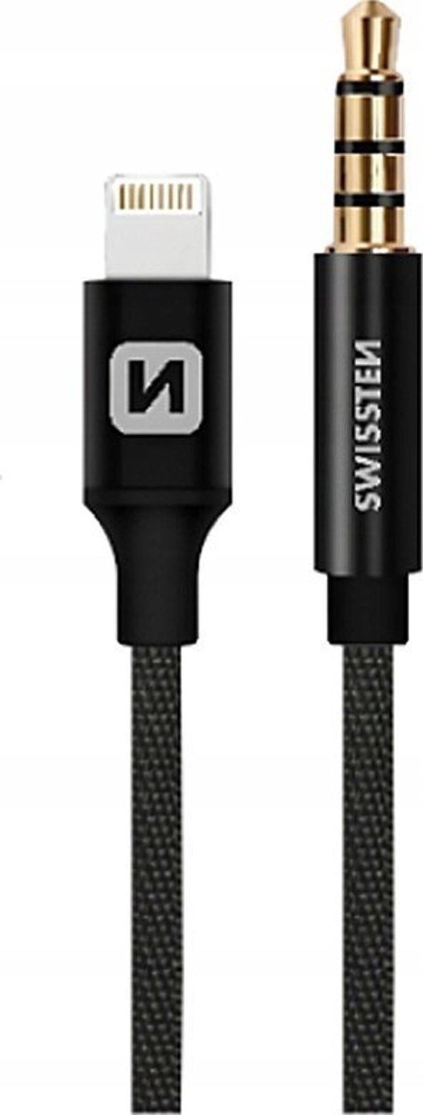 Kabel USB Sourcing Lightning - mini Jack 3.5 mm 1.5 m Czarny (73501213)