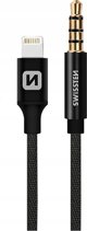 Kabel USB Sourcing Lightning - mini Jack 3.5 mm 1.5 m Czarny (73501213)