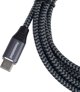 Καλώδιο USB PremiumCord USB-A σε USB-C, 0.5m, Μαύρο/Γκρι