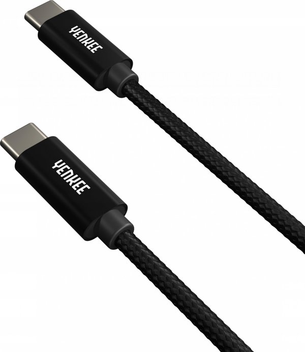 Καλώδιο USB Yenkee USB-C σε USB-C, 2m, Μαύρο