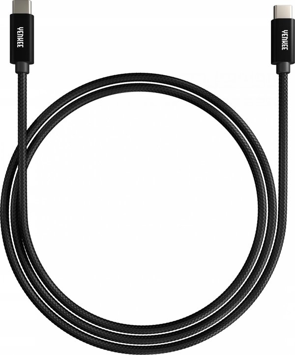 Καλώδιο USB Yenkee USB-C σε USB-C, 2m, Μαύρο