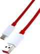 Καλώδιο USB OnePlus USB-A - USB-C 1 m Κόκκινο