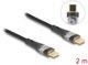 Delock καλώδιο USB 2.0 USB Type-C αρσενικό σε αρσενικό διαφανές 2 μ PD 3.0 100 W