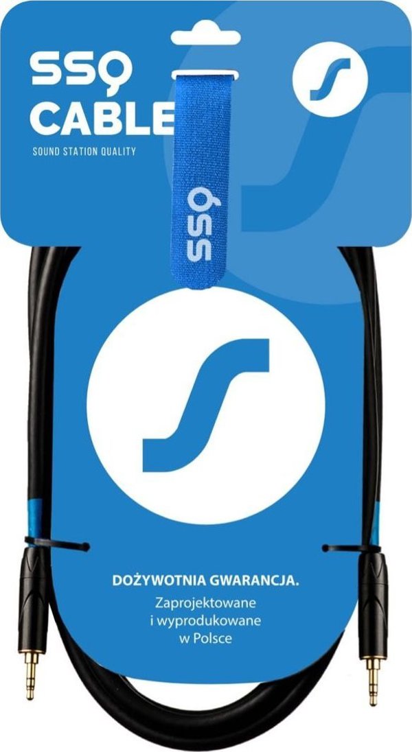 Kabel SSQ SSQ MiMi1 - kabel mini jack stereo - mini jack stereo 1 metrowy