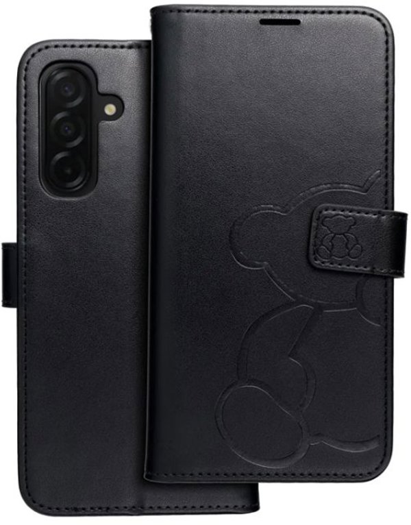 Θήκη MEZZO Book για SAMSUNG A26 5G αρκουδάκι μαύρο