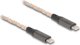 Delock 88288 καλώδιο USB USB 2.0 1,2 m USB C Μαύρο, Χάλκινο, Γκρι, Διαφανές