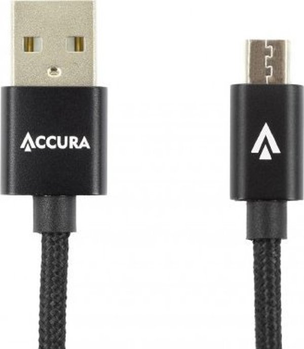 Kabel USB Accura Accura USB 2.0 - micro USB 1.5m czarny