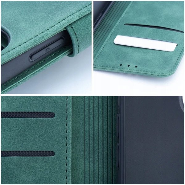 Kabura TENDER Book do OPPO RENO 14 / 14F zielony
