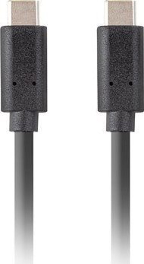 Καλώδιο Lanberg USB-C σε USB-C 100W 1m Μαύρο (CA-CMCM-32CU-0010-BK)
