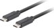 Καλώδιο Lanberg USB-C σε USB-C 100W 1m Μαύρο (CA-CMCM-32CU-0010-BK)