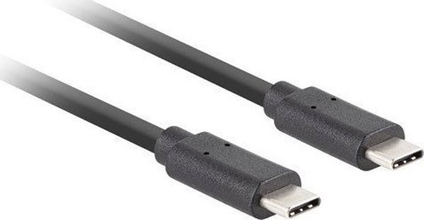 Καλώδιο Lanberg USB-C σε USB-C 100W 1m Μαύρο (CA-CMCM-32CU-0010-BK)