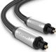 Ugreen Καλώδιο Ήχου Toslink Οπτική Ίνα 2m - Ασημί (UGR655)